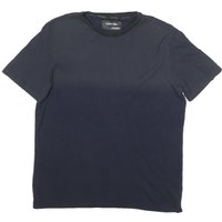 CALVIN KLEIN JEANS Mens Navy Blue Short Sleeve Crew Neck Plain Shirt CALVIN KLEIN JEANS Mens Navy Blue Short Sleeve Crew Neck Plain Shirt