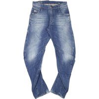 G-STAR Mens Jeans Blue Regular Straight Denim Medium W L Zip Cotton Blend G-STAR Mens Jeans Blue Regular Straight Denim Medium W L Zip Cotton Blend