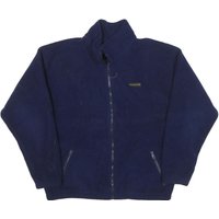 BRONCOS Mens Navy Blue Polyester Blend Zip Up Jacket L Fleece Plain Casual BRONCOS Mens Navy Blue Polyester Blend Zip Up Jacket L Fleece Plain Casual