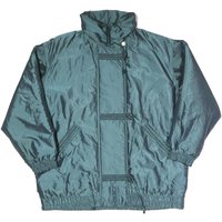 Mens Blue Polyester Blend Jacket L Zip Plain Windbreaker Outdoor Casual Mens Blue Polyester Blend Jacket L Zip Plain Windbreaker Outdoor Casual