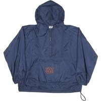 HIBBETT Mens Navy Blue Windbreaker Nylon Plain Hooded Zip Jacket Auburn Logo HIBBETT Mens Navy Blue Windbreaker Nylon Plain Hooded Zip Jacket Auburn Logo