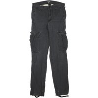CARHARTT Mens Cotton Blend Black Regular Cargo Trousers W L Workwear Utility