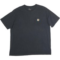 CARHARTT Mens Black Pocket Shirt Short Sleeve Crew Neck Classic Casual Wear CARHARTT Mens Black Pocket Shirt Short Sleeve Crew Neck Classic Casual Wear