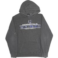 NFL Mens Grey Indianapolis Colts Pullover Hoodie Cotton Football Sweatshirt NFL Mens Grey Indianapolis Colts Pullover Hoodie Cotton Football Sweatshirt