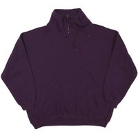 PRO SPIRIT Mens Purple Quarter Zip Sweatshirt M Cotton Blend Casual Pullover PRO SPIRIT Mens Purple Quarter Zip Sweatshirt M Cotton Blend Casual Pullover