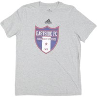 ADIDAS Mens Grey Eastside FC Graphic Shirt M Short Sleeve Crew Neck Casual ADIDAS Mens Grey Eastside FC Graphic Shirt M Short Sleeve Crew Neck Casual