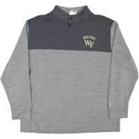 CHAMPION Mens Grey & Charcoal Wake Forest WF High Neck Sweatshirt