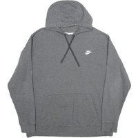 NIKE Mens Grey Hoodie Cotton Casual Pullover Sweatshirt NIKE Mens Grey Hoodie Cotton Casual Pullover Sweatshirt