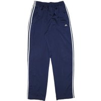 ADIDAS Mens Joggers Navy Blue White W L Classic Regular Fit Side Striped