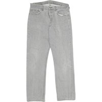 LEVI’S Mens Jeans Grey Classic Straight Denim Raw W L Button Closure LEVI’S Mens Jeans Grey Classic Straight Denim Raw W L Button Closure