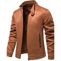 Men’s Zip Up Long Sleeve Biker Jacket Men’s Zip Up Long Sleeve Biker Jacket