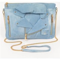 Denim Jacket Crossbody Clutch