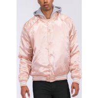 Satin Varsity Bomber Jacket Satin Varsity Bomber Jacket