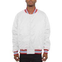 Satin Varsity Bomber Jacket Satin Varsity Bomber Jacket