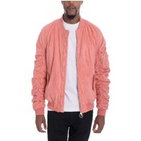 Mirosuede Scrunched Bomber Jacket