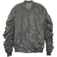 Mirosuede Scrunched Bomber Jacket Mirosuede Scrunched Bomber Jacket