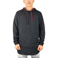 Quilted Pullover Hoodie Sweatshirts