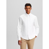 Karl Lagerfeld – Kameo Oxford Shirt, Man, White, Size: Xs Karl Lagerfeld – Kameo Oxford Shirt, Man, White, Size: Xs