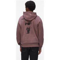 Karl Lagerfeld – Ikon Hoodie, Man, Purple, Size: Xs Karl Lagerfeld – Ikon Hoodie, Man, Purple, Size: Xs