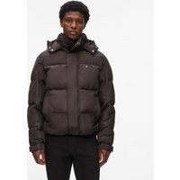 Karl Lagerfeld – Monogram Puffer Jacket, Man, Black, Size: Xs Karl Lagerfeld – Monogram Puffer Jacket, Man, Black, Size: Xs