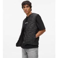 Karl Lagerfeld – Lightweight Packable Gilet, Man, Black, Size: Xs
