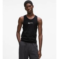 Kl Jeans – Logo Tank Top, Man, Black, Size: Xs