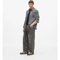 Kl Jeans – Baggy Dark Gray Jeans, Man, Grey, Size: Kl Jeans – Baggy Dark Gray Jeans, Man, Grey, Size: