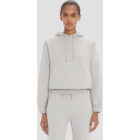 Victoria Beckham Mica Hoodie In Grey Marl