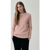 Ribbed Stripe Color Shirt