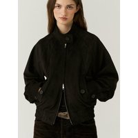 Vegan Leather Suede Harrington Jacket Vegan Leather Suede Harrington Jacket