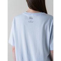 Kow Printed Cotton Shirt Sky Blue