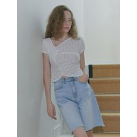 Denim Bermuda Shorts