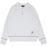 Basic Knit Polo Shirt White Basic Knit Polo Shirt White