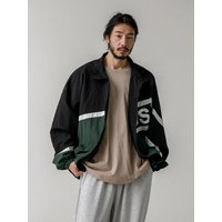 AF incision coloration track jacket green AF incision coloration track jacket green