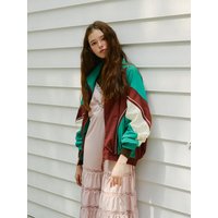 Two-way Windbreaker Jacket Burgundy Two-way Windbreaker Jacket Burgundy