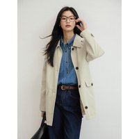 Simple Collar Trench Coat Simple Collar Trench Coat