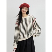 Striped Long Sleeve Loose Fit Top Striped Long Sleeve Loose Fit Top