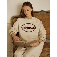 String Craft Applique Sweatshirt String Craft Applique Sweatshirt