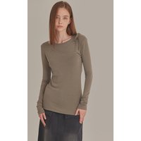 Tie Shoulder Layered Long Sleeve Top TTP