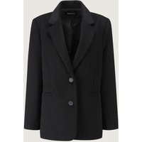 wool double button short jacket black wool double button short jacket black
