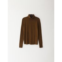 [re-order] wool turtleneck t-shirt brown