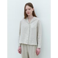 linen natural shirt – beige linen natural shirt – beige