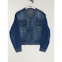 Carless washed-out denim jacket