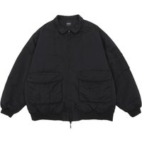 Military Insulated Utility Bomber Jacket [BLACK]