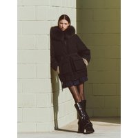 OVER FIT DOWN BELT PARKA [LIGHT KHAKI] [BLACK]