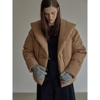 Ribbon shawl collar down Jacket Ribbon shawl collar down Jacket