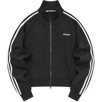 Oversized Two-tone Track Jacket [Black]
