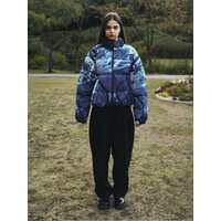BLUE PRINTED DOWN PARKA BLUE PRINTED DOWN PARKA