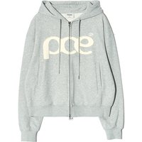 [TYPE] PCE APPLIQUE ZIP HOODIE GREY