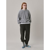 Logo Oversized Fleece Sweatshirt [Grey]